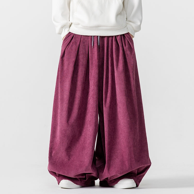 Supreme Comfort Wide-Leg Corduroy Lounge Pants