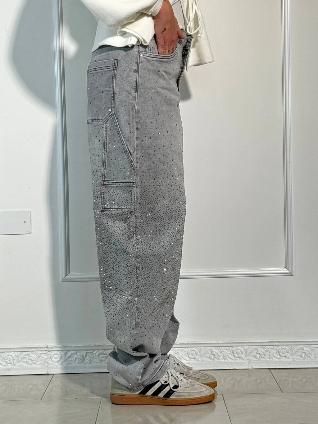 Celeste™ Diamond-Studded Trousers
