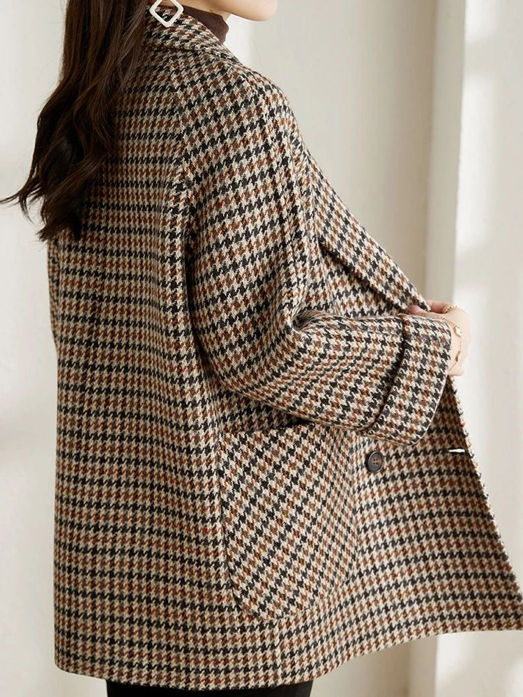 Harper™ - Classic Plaid Blazer Jacket