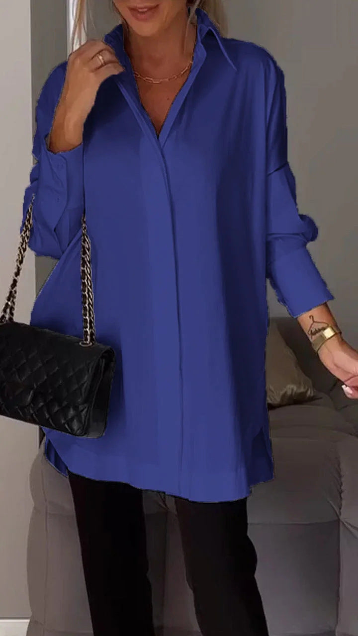 Ava's Classic Button-Down Shirt