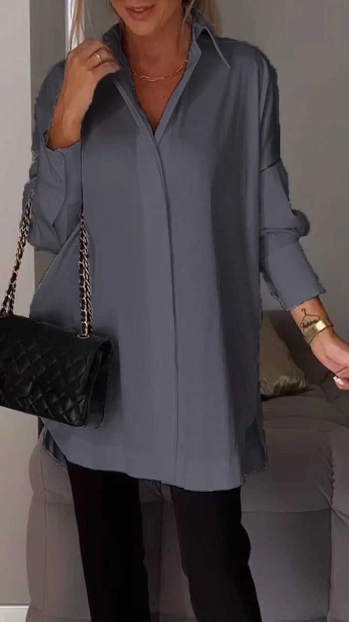 Ava's Classic Button-Down Shirt