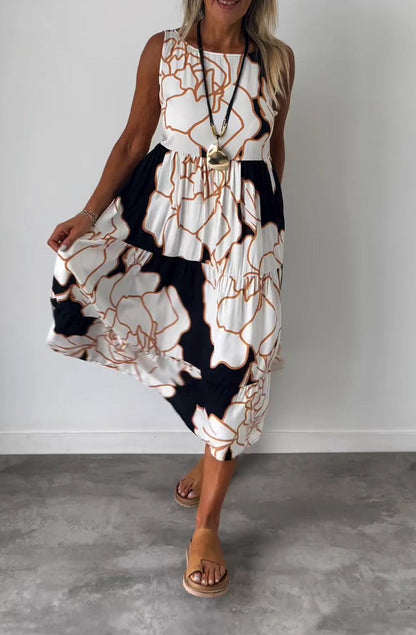 PetalSoft™ Floral Sleeveless Dress