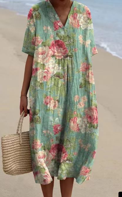 Isabella™ - Vibrant Floral Maxi Dress