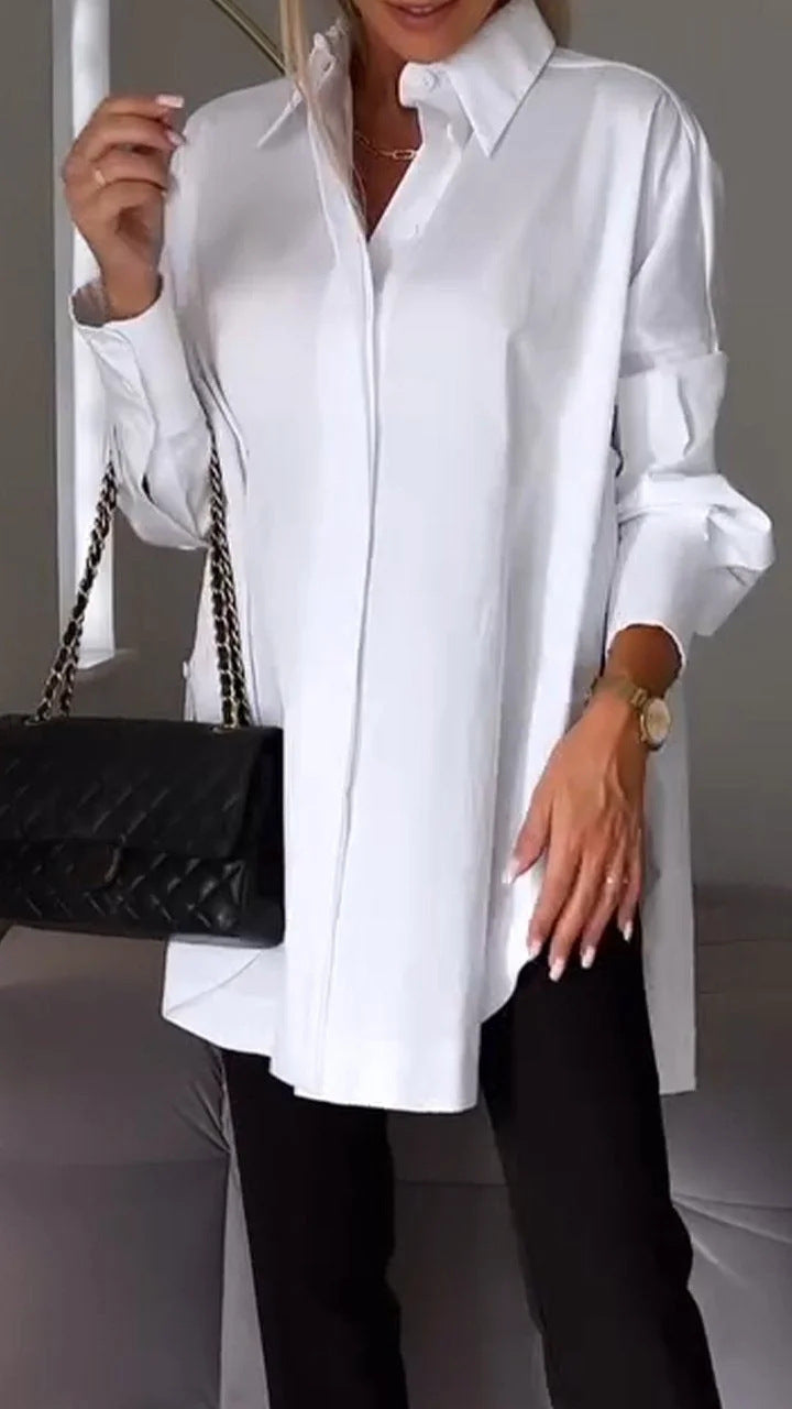 Ava's Classic Button-Down Shirt