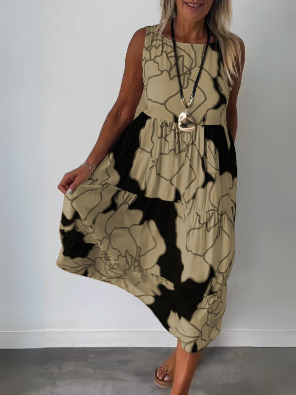 PetalSoft™ Floral Sleeveless Dress