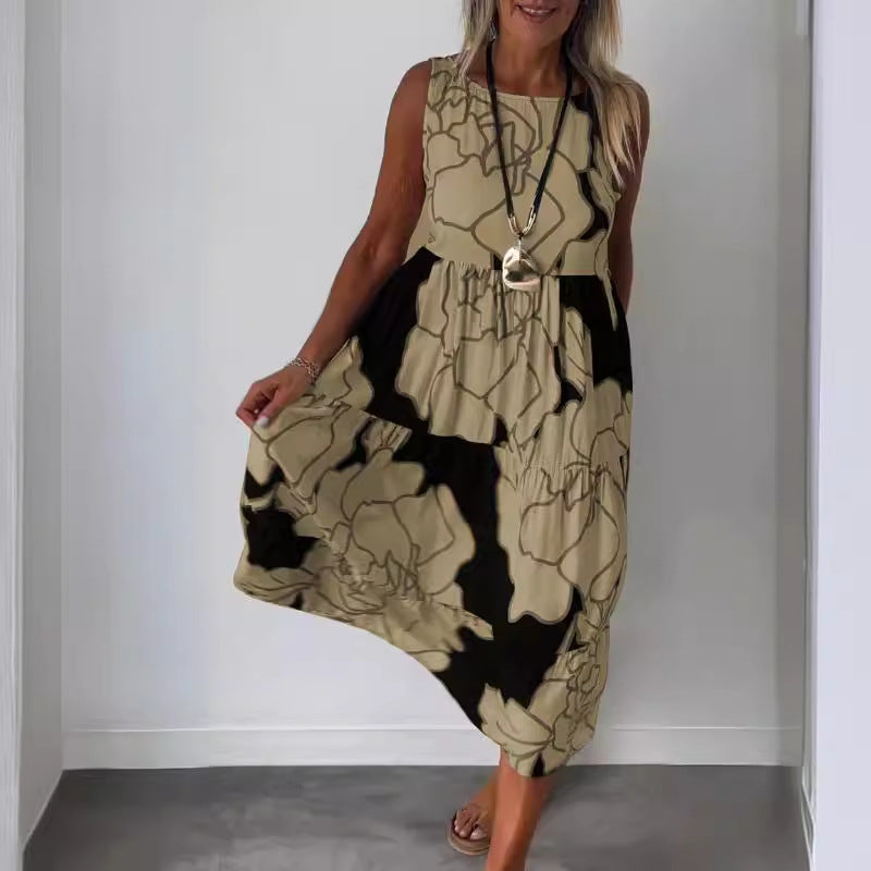 PetalSoft™ Floral Sleeveless Dress