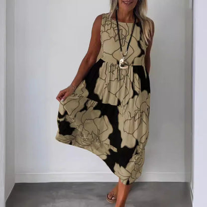 PetalSoft™ Floral Sleeveless Dress