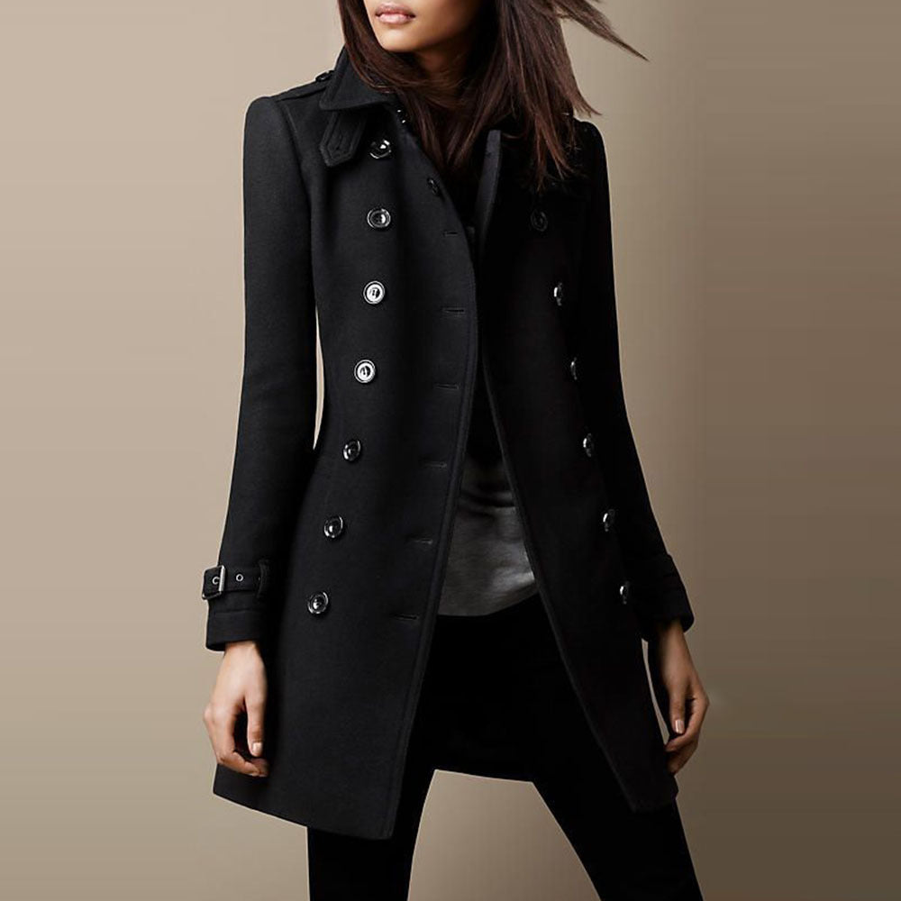 Mia™ - Timeless Buttoned Overcoat