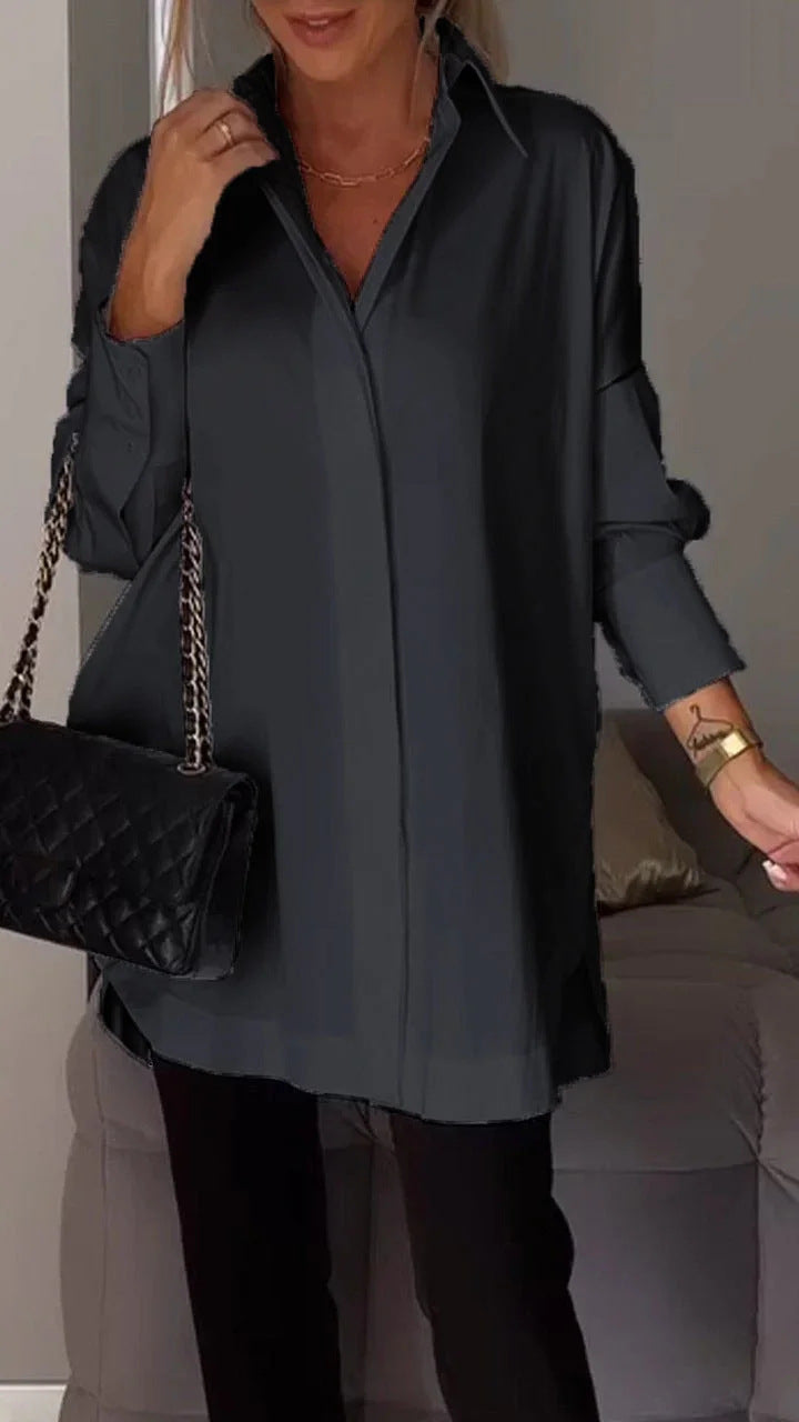 Ava's Classic Button-Down Shirt