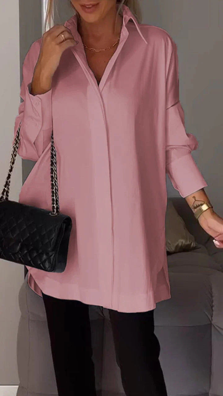 Ava's Classic Button-Down Shirt