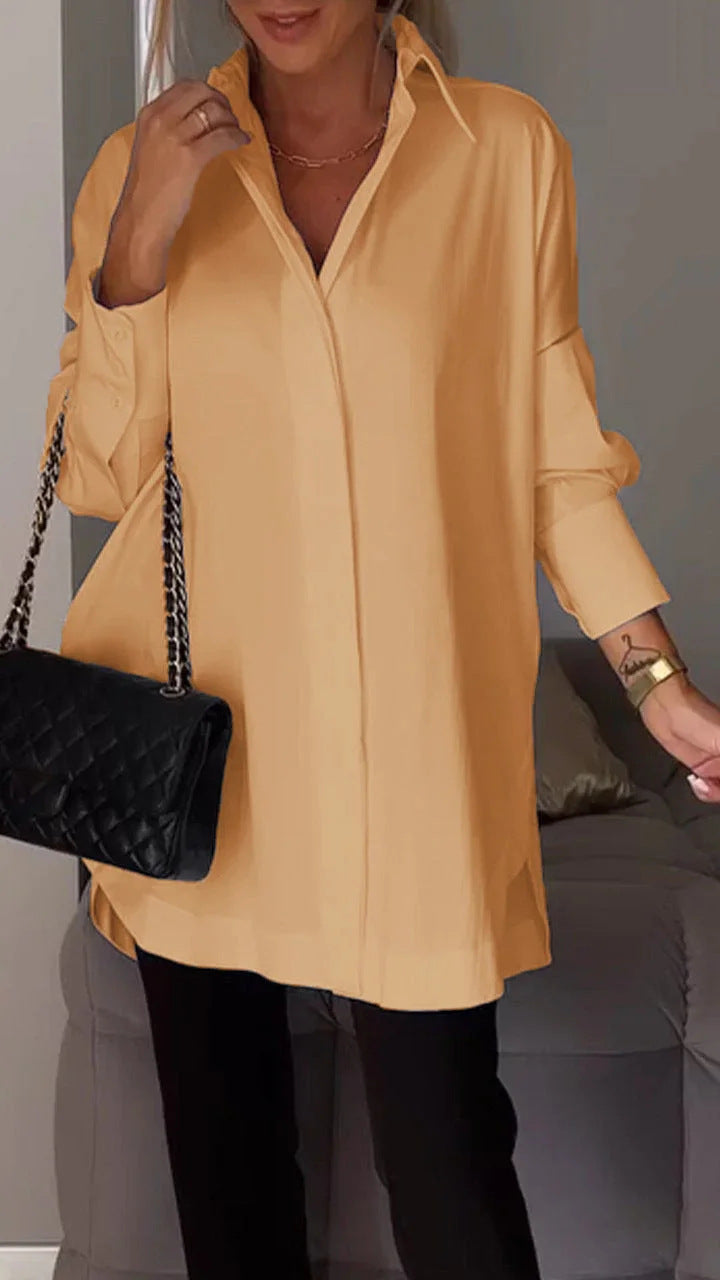 Ava's Classic Button-Down Shirt