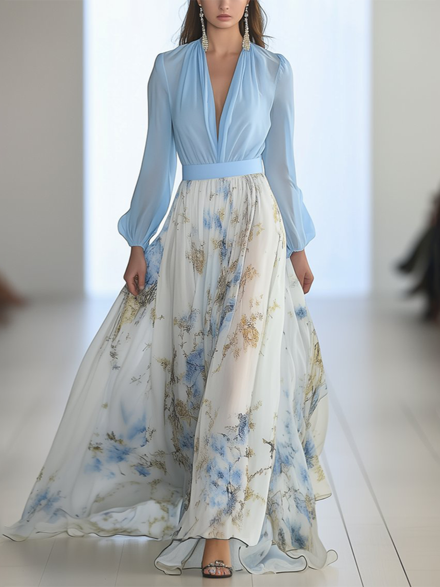 Alena™ - Floral Maxi Dress