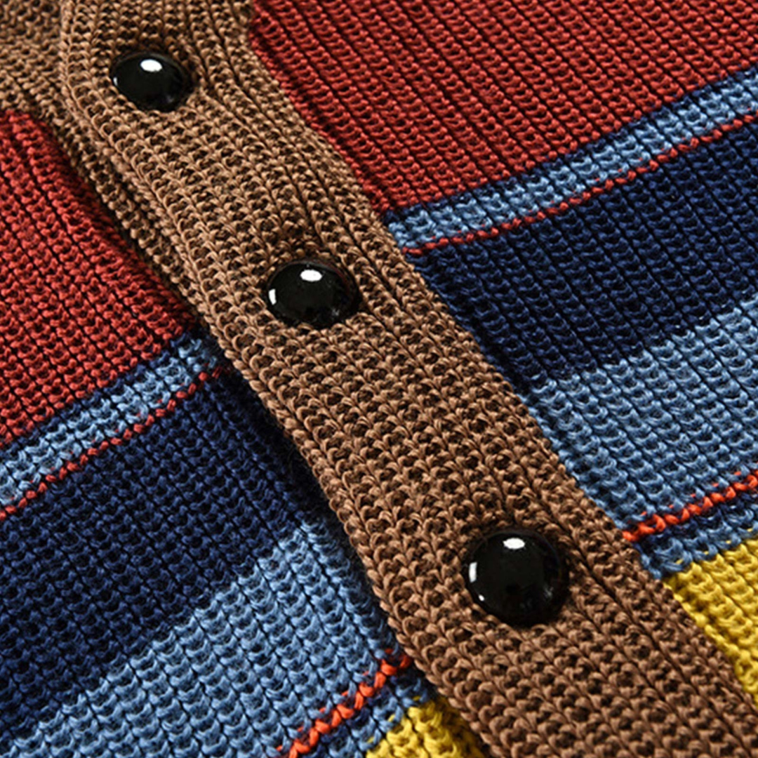 Brayden™ - Timeless Color Block Knit Sweater