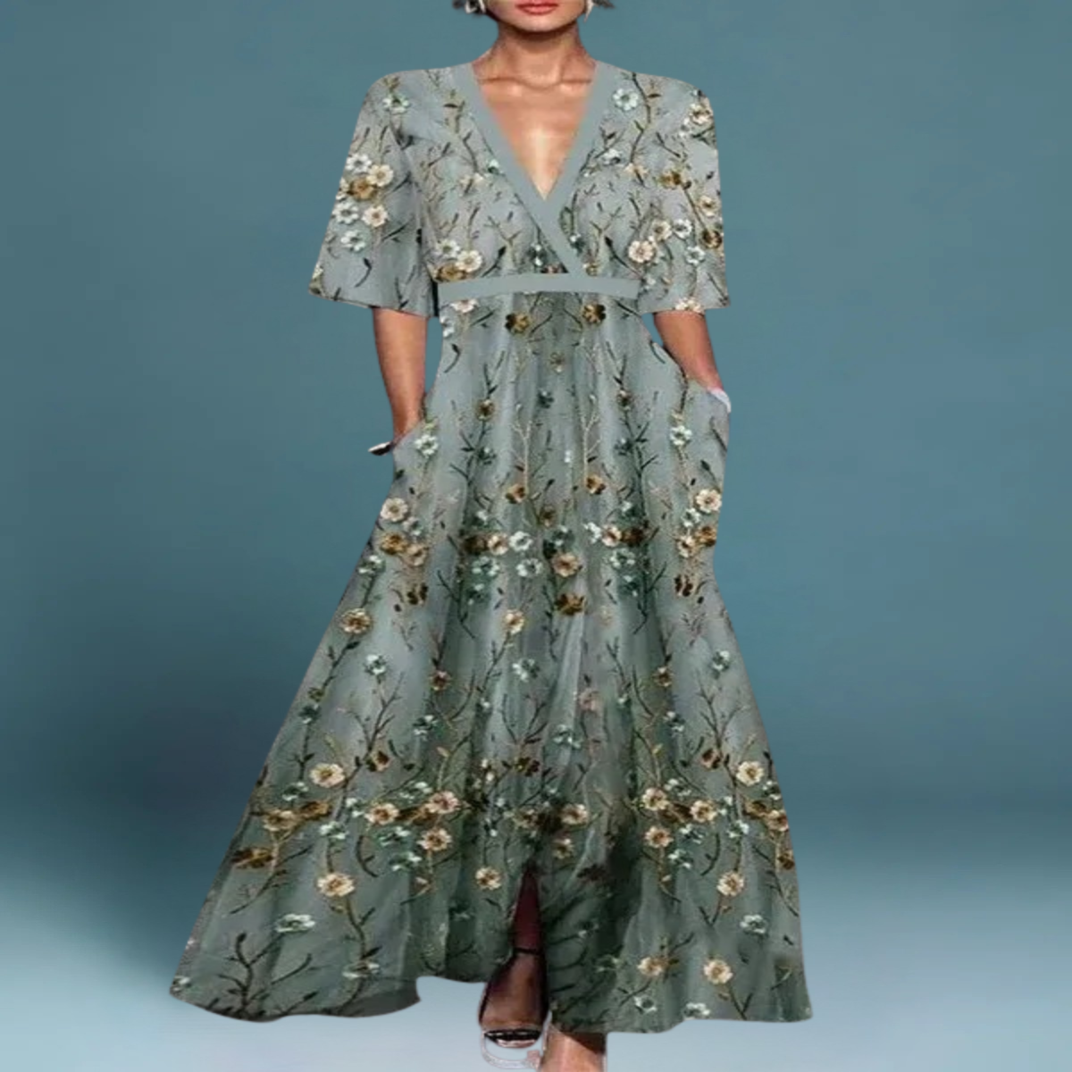Arianne – Elegant Floral Dress