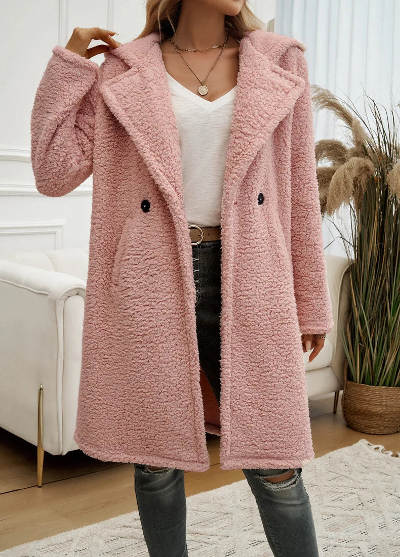 Sofia™ - Cozy Teddy Fleece Hooded Jacket