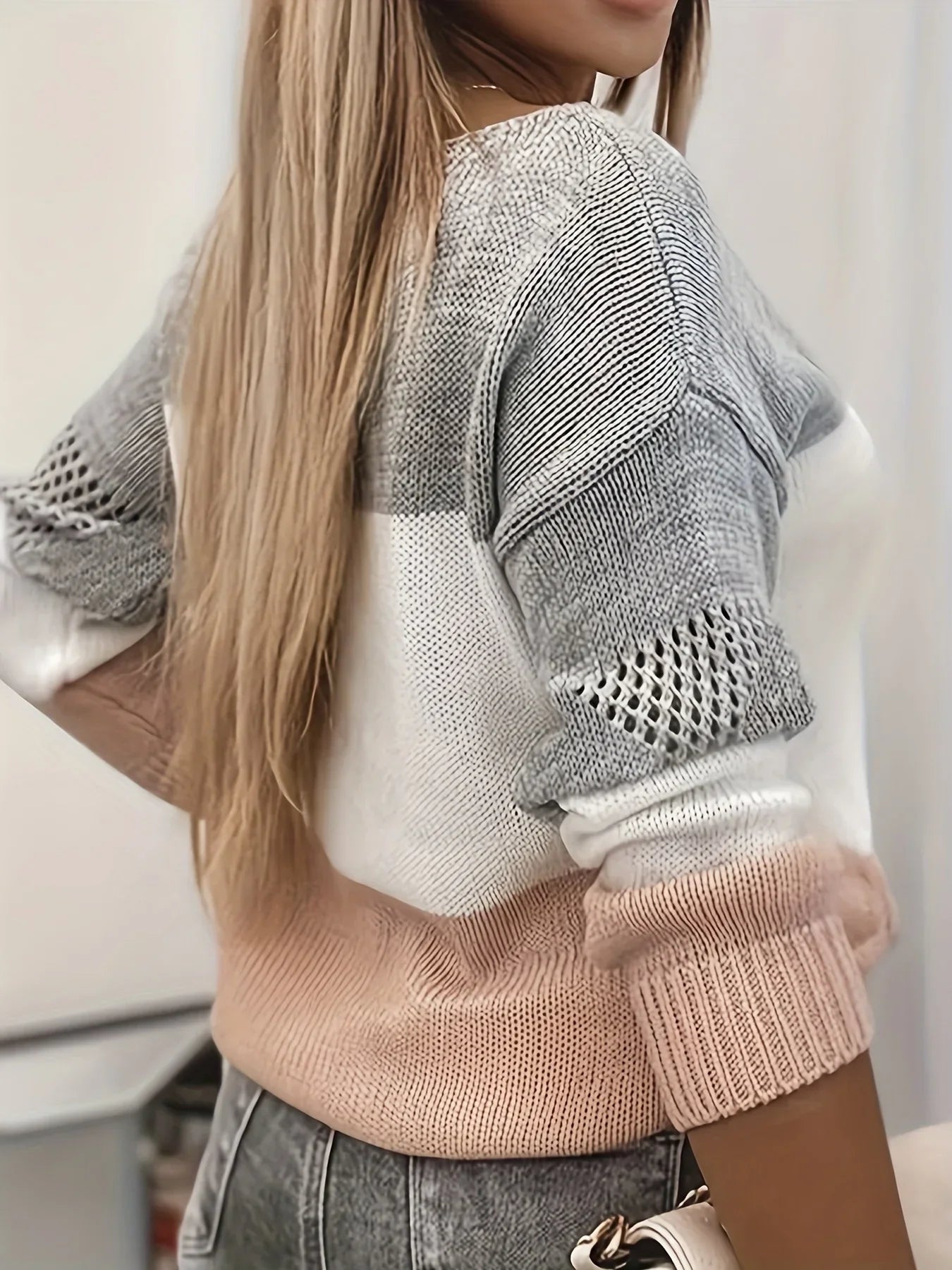 Therese™ Open-Design Knit Sweater