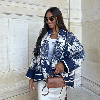 Celeste™ - Stylish Quilted Cotton Jacket for Urban Living