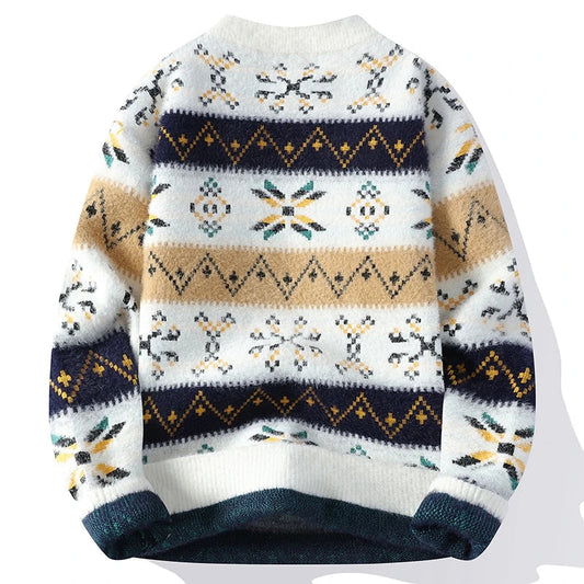 Strath™ Classic Printed Cashmere Sweater