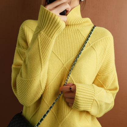 Aria™ - Textured Geometric Knit Pullover