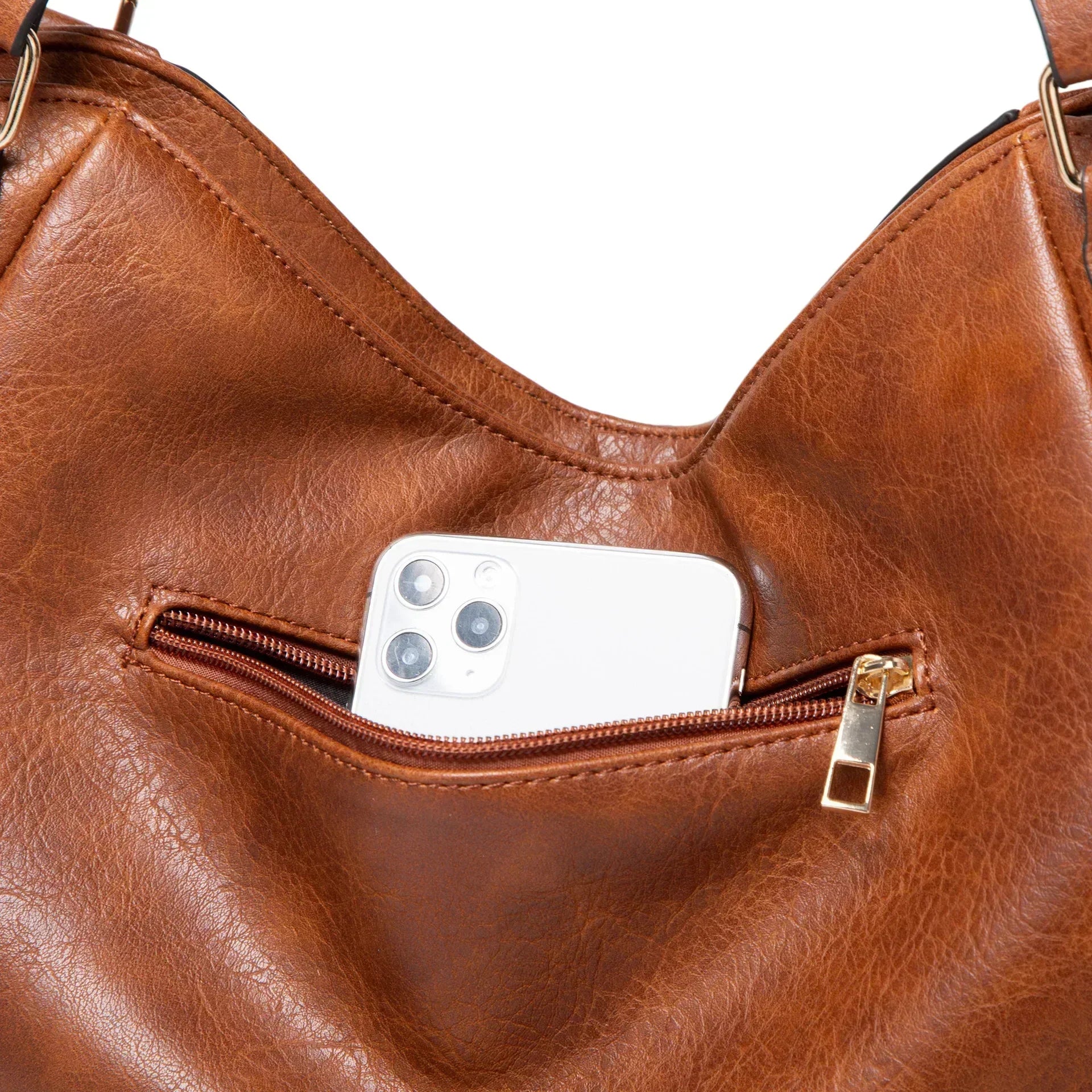 Adeline - Luxe Leather Tote Bag