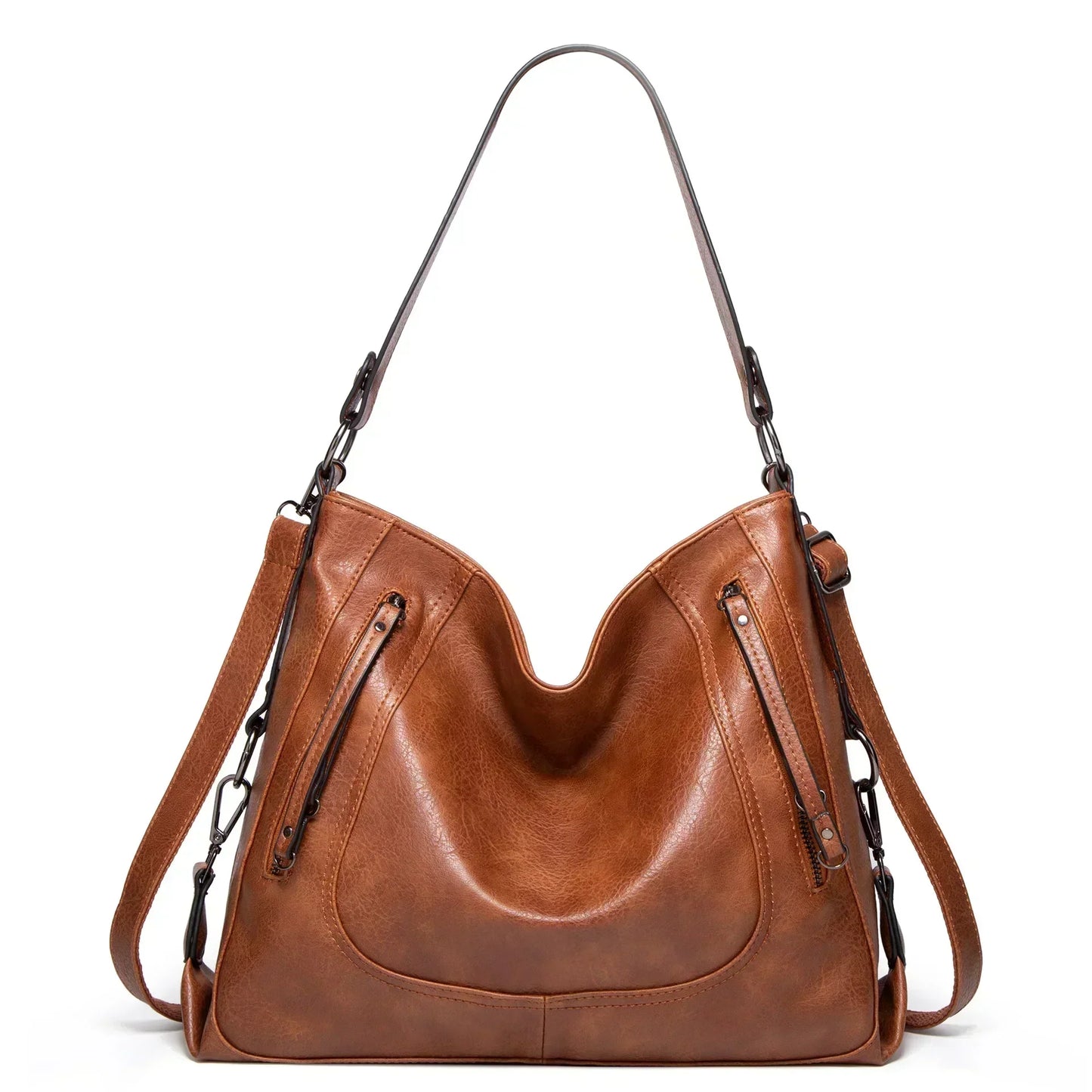 Nora - Classic Leather Everyday Tote