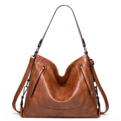 Nora - Classic Leather Everyday Tote