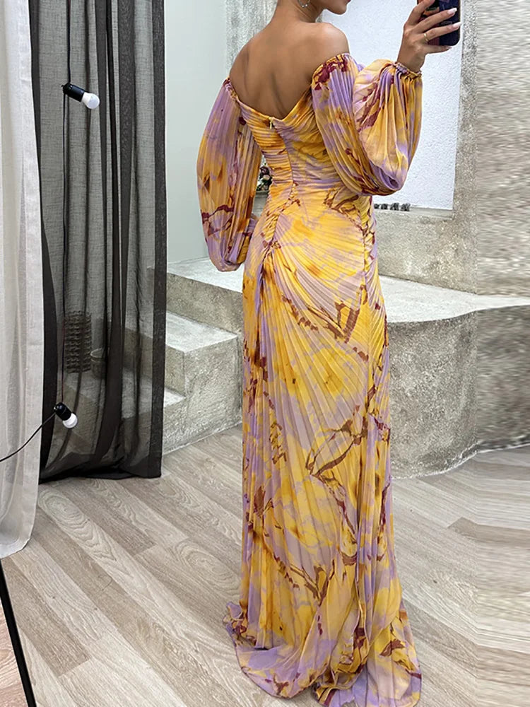 Whimsical V-Neck Elegant Dress