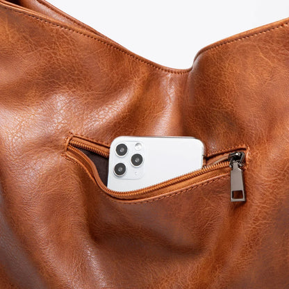 Nora - Classic Leather Everyday Tote