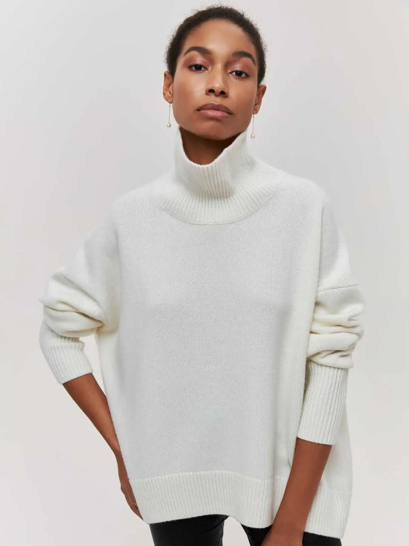 Avery™ - Cozy Knit Turtleneck Sweater