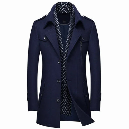 Carter™ | Men's Tailored Overcoat Jacket