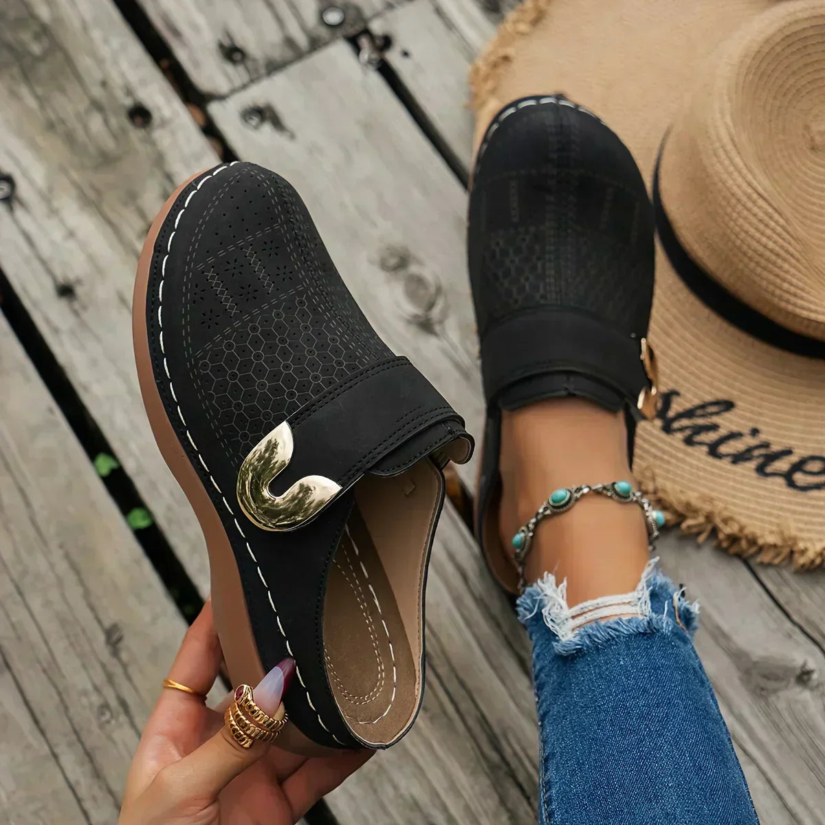 Caprielle™ Stylish Wedge Sandals
