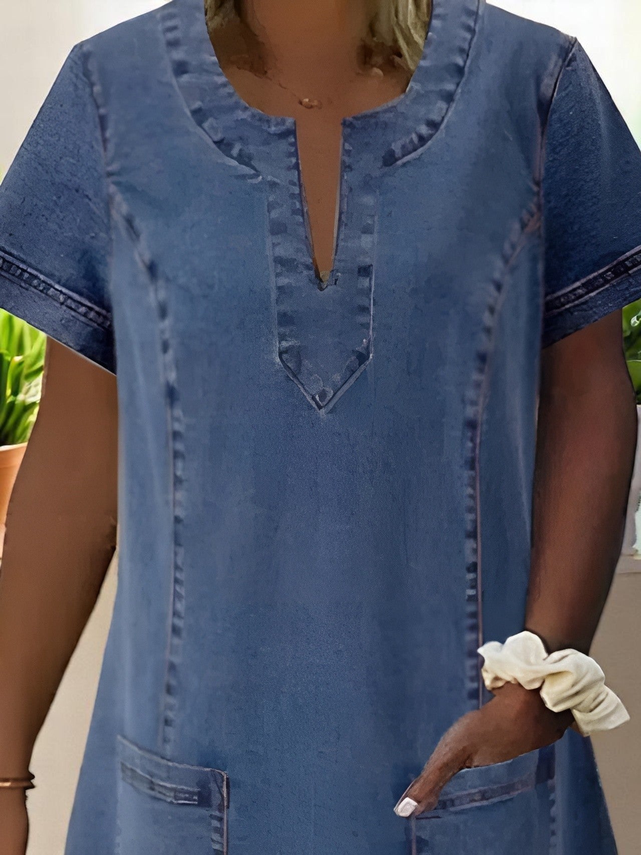 Ginah – Midi Denim Dress