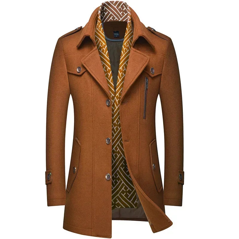 Carter™ | Men's Tailored Overcoat Jacket