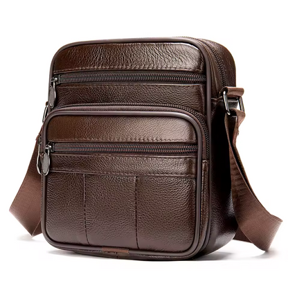 Franco | Stylish Leather Shoulder Bag for the Contemporary Gentleman