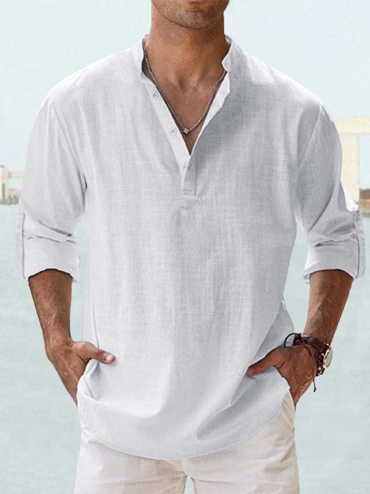 Luca Airy Button-Up Shirt