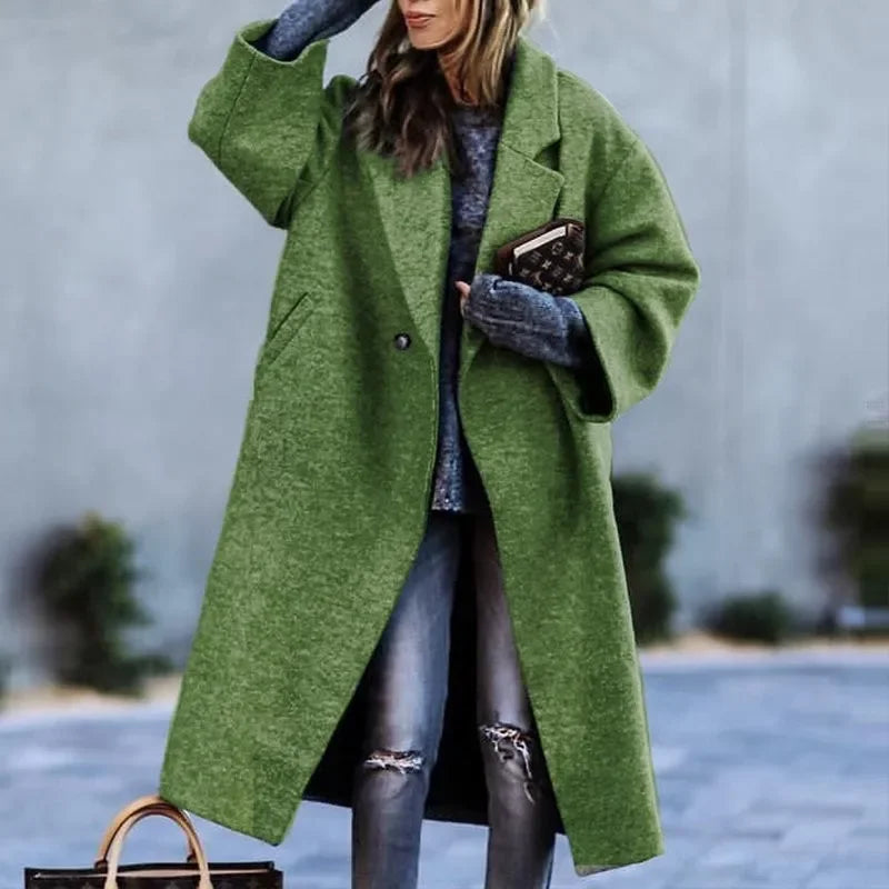 Naomi™ Elegant Wool Wrap Coat