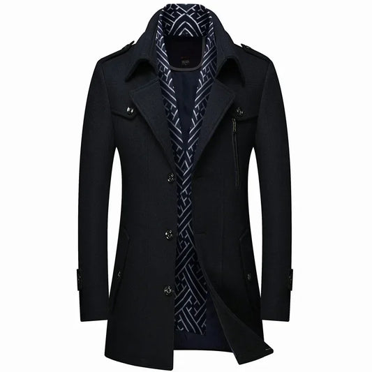 Carter™ | Men's Tailored Overcoat Jacket
