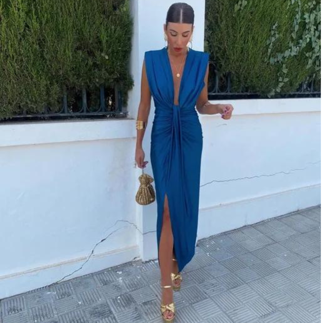 Cruella™ | V-Neck Dress