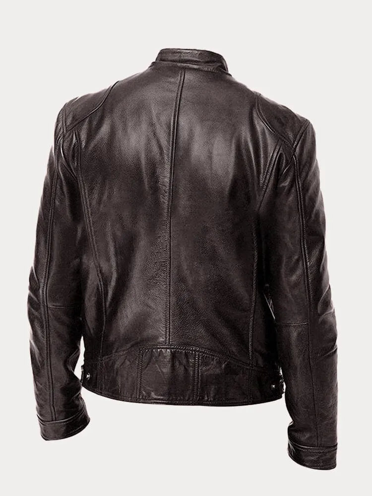 Lucas™ - Timeless Leather Jacket