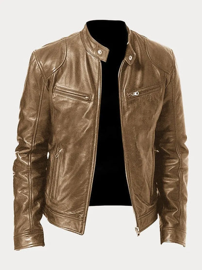 Lucas™ - Timeless Leather Jacket