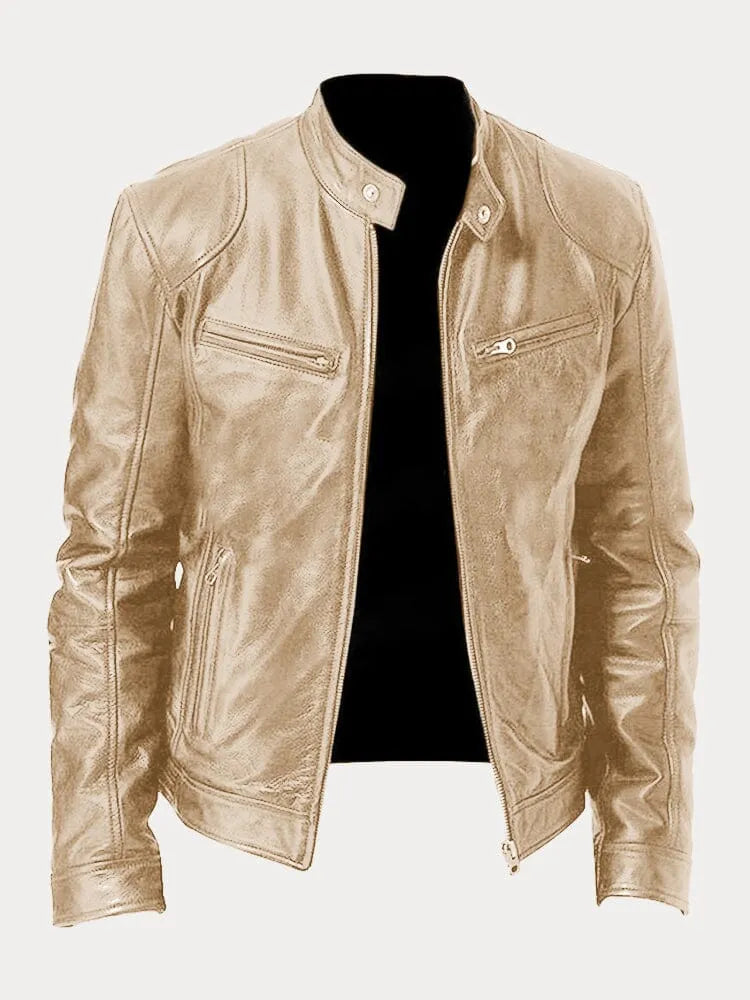 Lucas™ - Timeless Leather Jacket