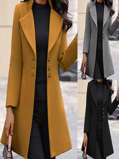 Ariana™ - Custom-Fit Long Button-Down Coat