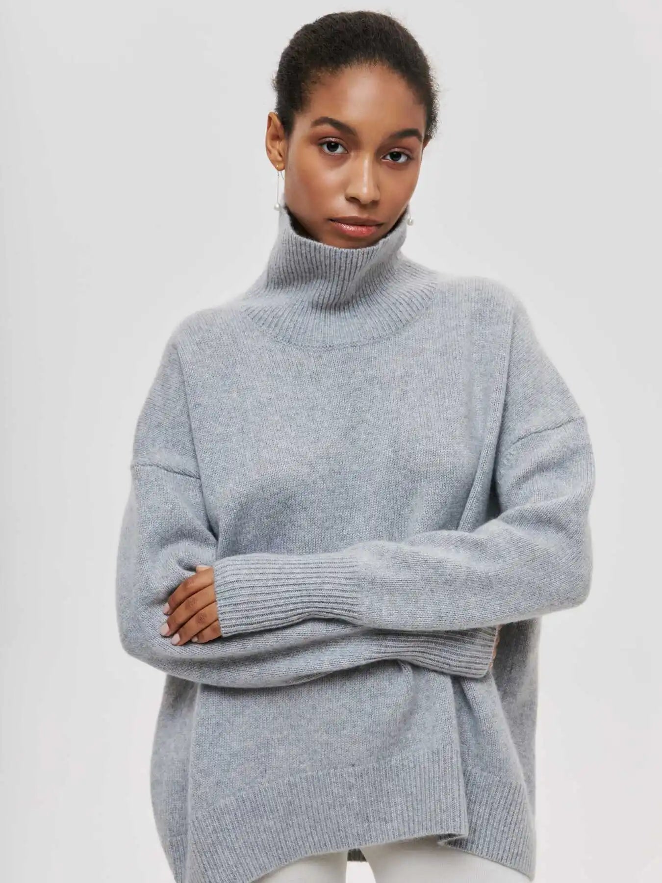 Avery™ - Cozy Knit Turtleneck Sweater