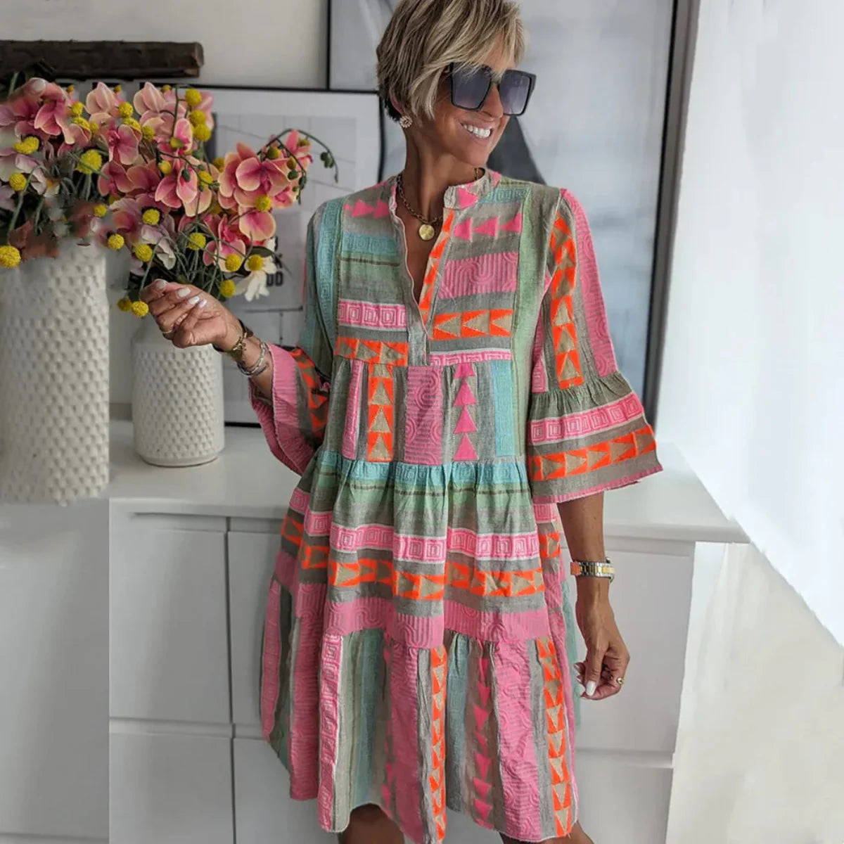 Lynea™ Floral Breeze Dress