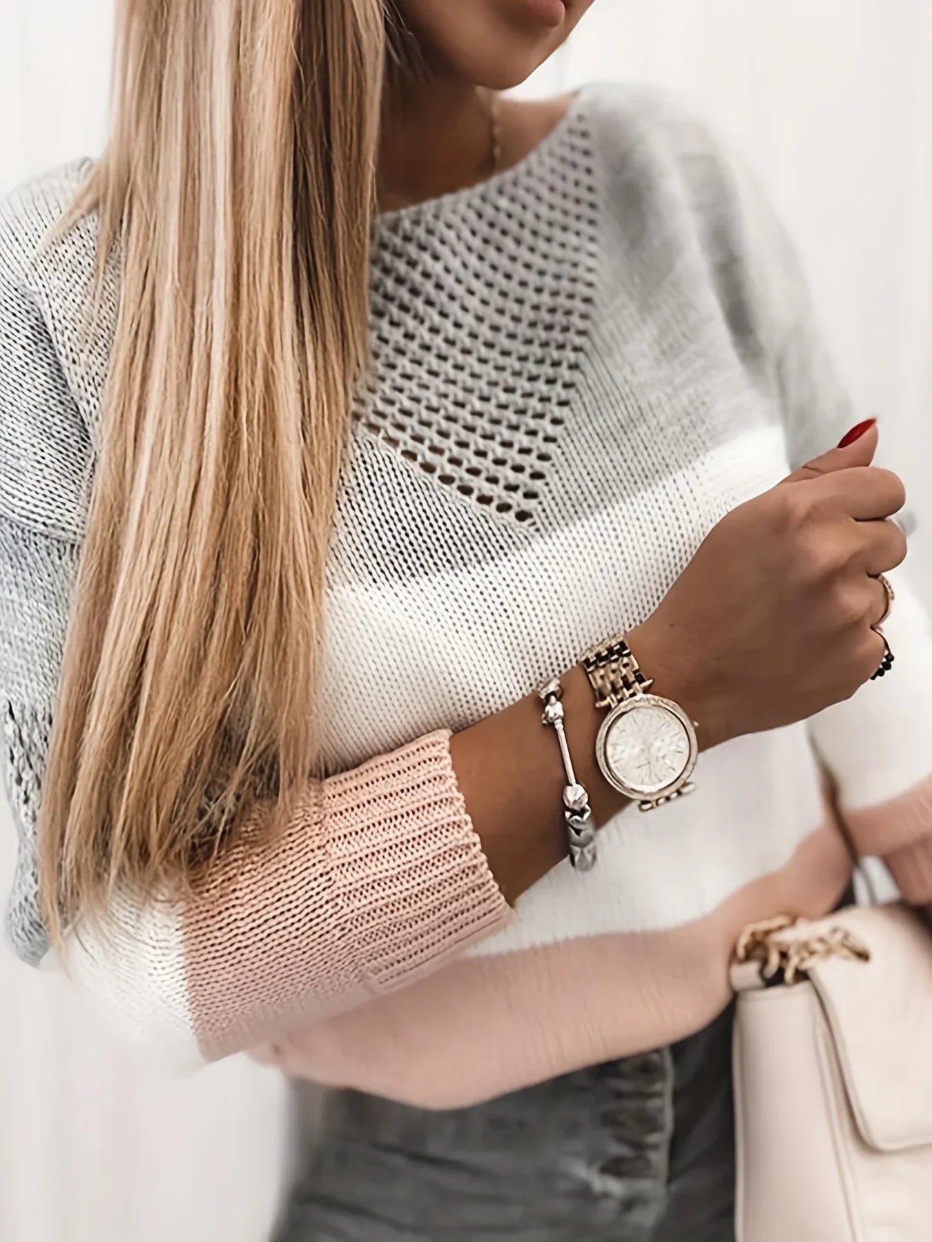 Therese™ Open-Design Knit Sweater
