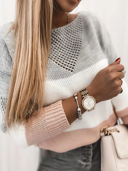 Therese™ Open-Design Knit Sweater