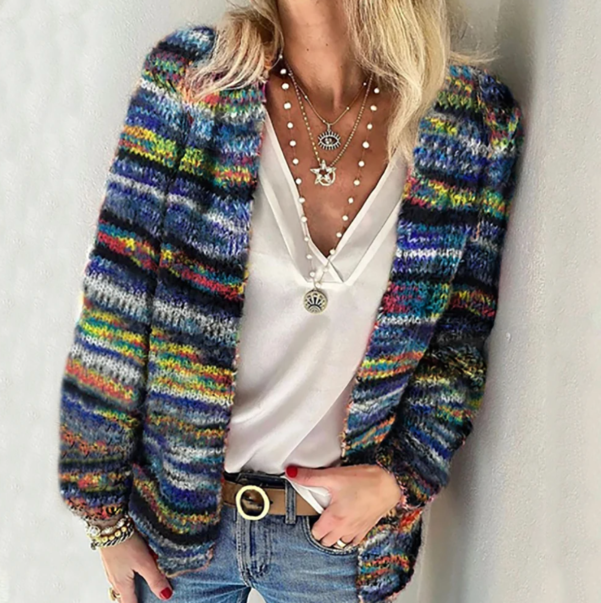 Sofia™ - Vibrant Knit Sweater