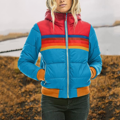 Sierra™ - Vintage Stripe Puffer Jacket