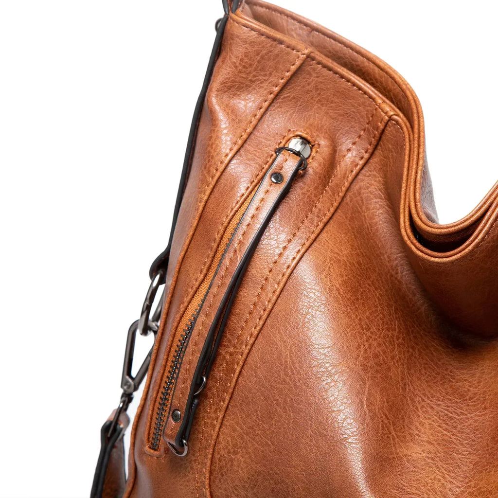Nora - Classic Leather Everyday Tote
