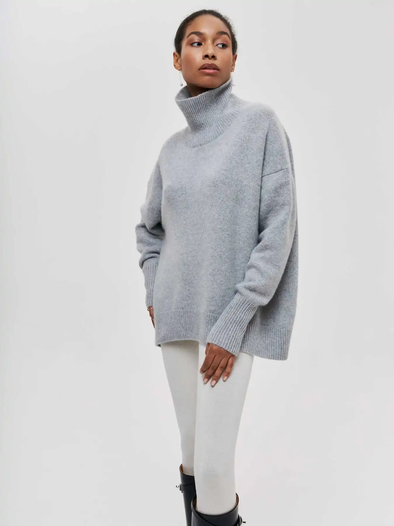 Avery™ - Cozy Knit Turtleneck Sweater